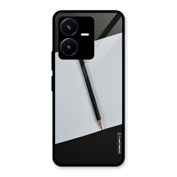 Write Your Thoughts Glass Back Case for Vivo Y22