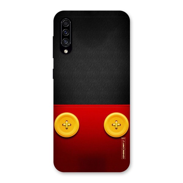 Yellow Button Back Case for Galaxy A30s