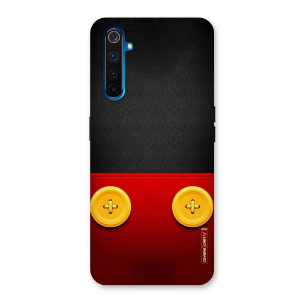 Yellow Button Back Case for Realme 6 Pro