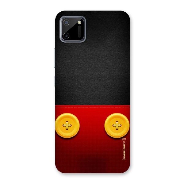 Yellow Button Back Case for Realme C11