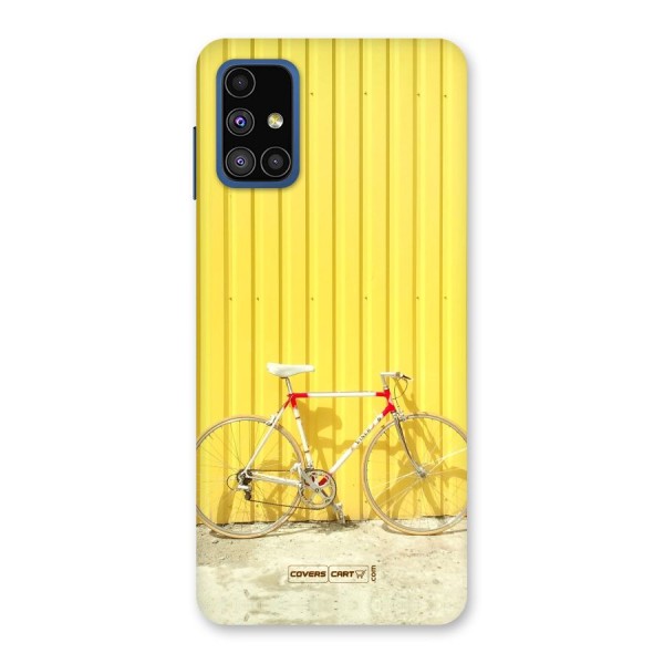 Yellow Cycle Classic Back Case for Galaxy M51