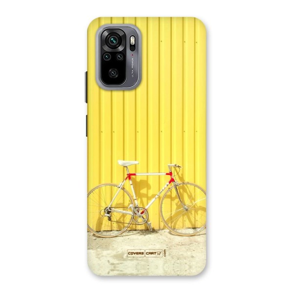 Yellow Cycle Classic Back Case for Redmi Note 10