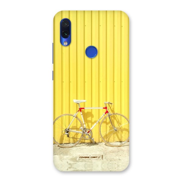 Yellow Cycle Classic Back Case for Redmi Note 7