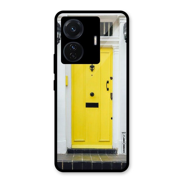 Yellow Door Glass Back Case for Vivo T1 Pro