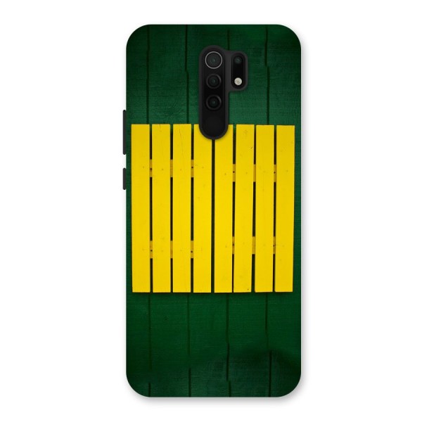 Yellow Fence Back Case for Redmi 9 Prime