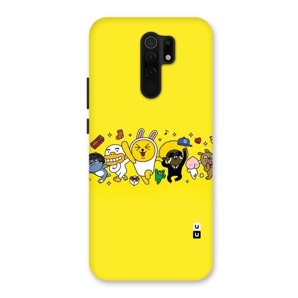 Yellow Friends Back Case for Redmi 9 Prime