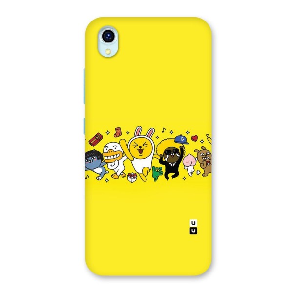 Yellow Friends Back Case for Vivo Y1s