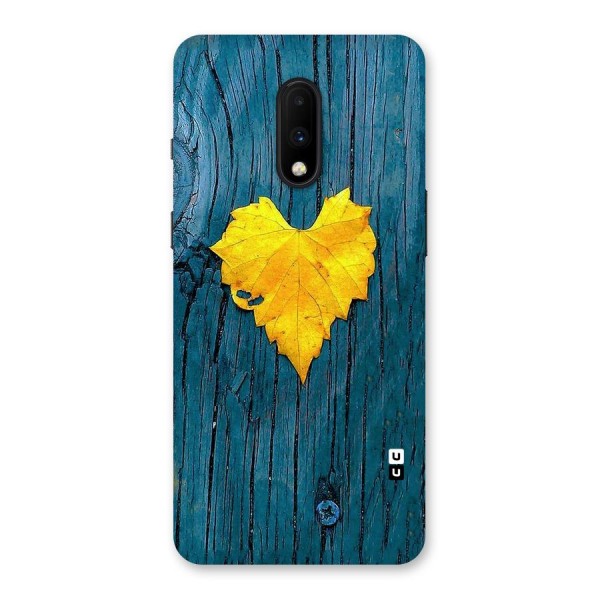 Yellow Leaf Back Case for OnePlus 7