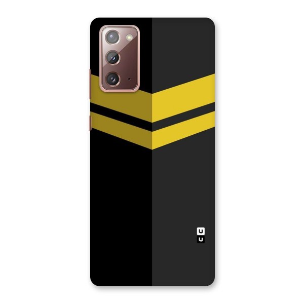 Yellow Lines Back Case for Galaxy Note 20