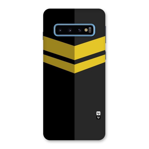 Yellow Lines Back Case for Galaxy S10