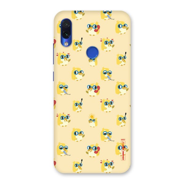 Yellow Parrot Back Case for Redmi Note 7