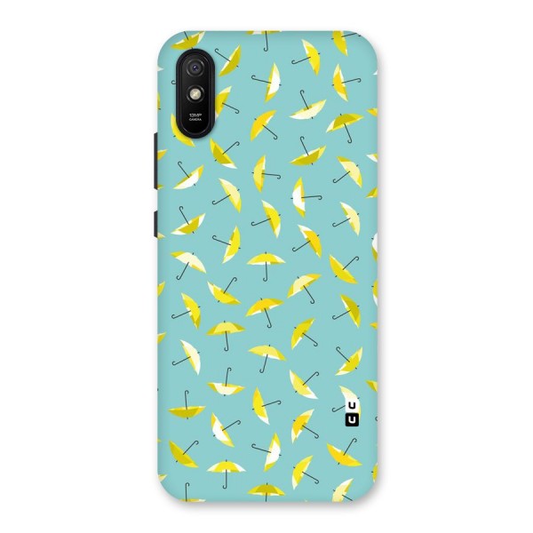 Yellow Umbrella Pattern Back Case for Redmi 9i