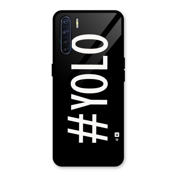 Yolo Glass Back Case for Oppo F15