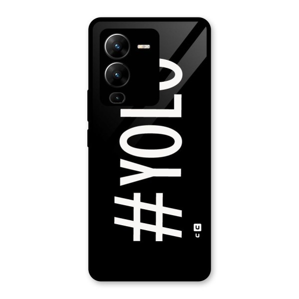 Yolo Glass Back Case for Vivo V25 Pro