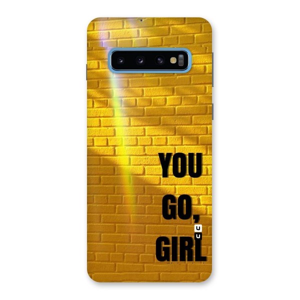 You Go Girl Wall Back Case for Galaxy S10