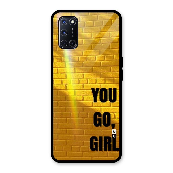 You Go Girl Wall Glass Back Case for Oppo A52