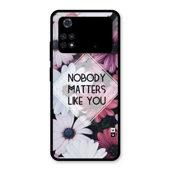 You Matter Glass Back Case for Poco M4 Pro 4G