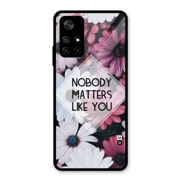 You Matter Glass Back Case for Poco M4 Pro 5G