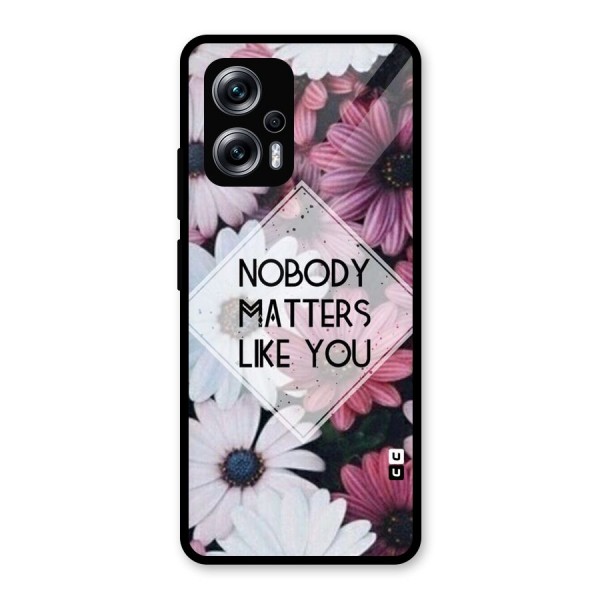 You Matter Glass Back Case for Redmi K50i