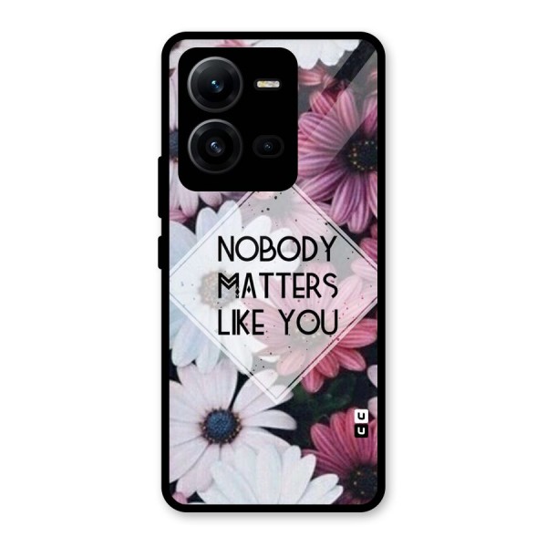 You Matter Glass Back Case for Vivo V25