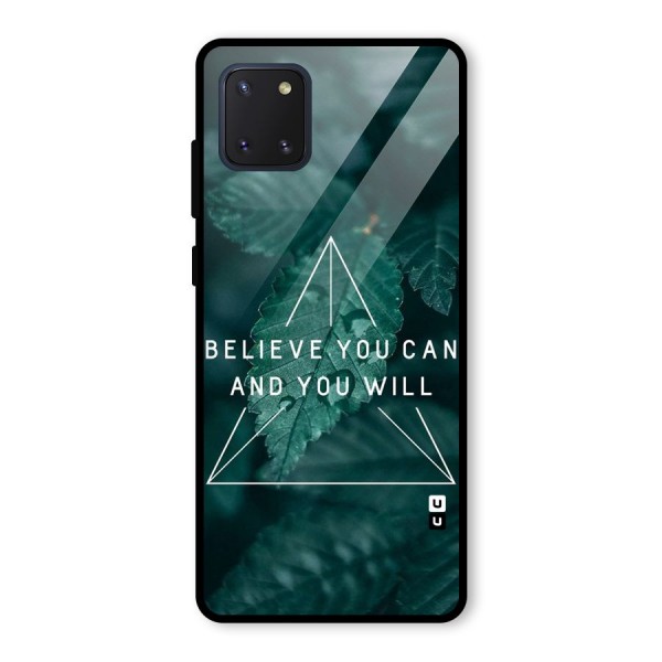 You Will Glass Back Case for Galaxy Note 10 Lite