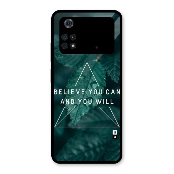 You Will Glass Back Case for Poco M4 Pro 4G