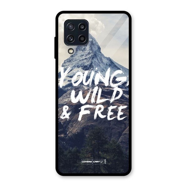 Young Wild and Free Glass Back Case for Galaxy M32