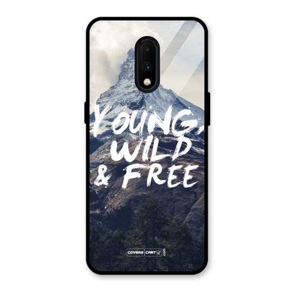 Young Wild and Free Glass Back Case for OnePlus 7