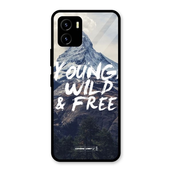 Young Wild and Free Glass Back Case for Vivo Y15s