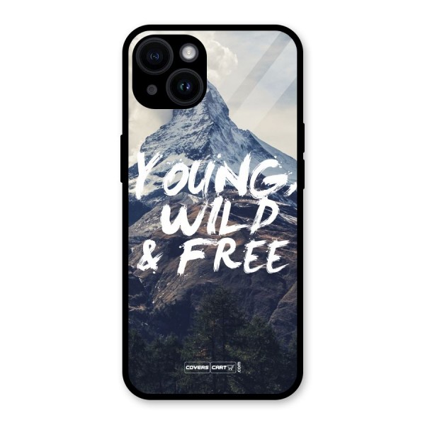 Young Wild and Free Glass Back Case for iPhone 14