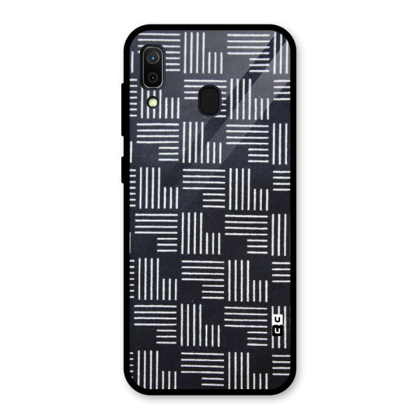 Zig Zag Hierarchy Glass Back Case for Galaxy A30