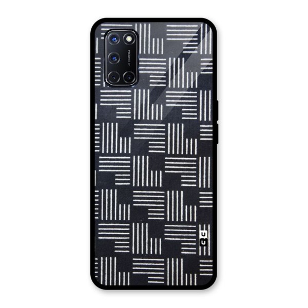 Zig Zag Hierarchy Glass Back Case for Oppo A52