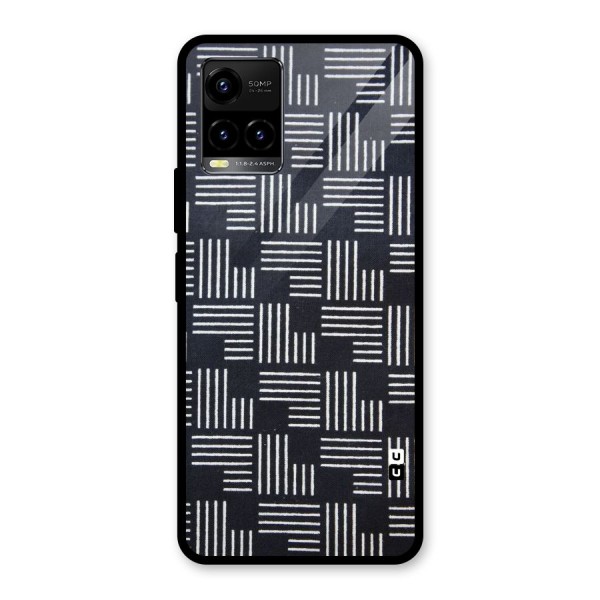 Zig Zag Hierarchy Glass Back Case for Vivo Y21 2021