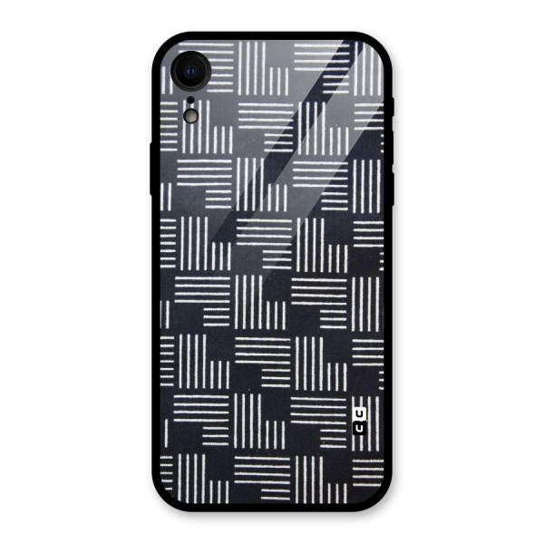 Zig Zag Hierarchy Glass Back Case for XR