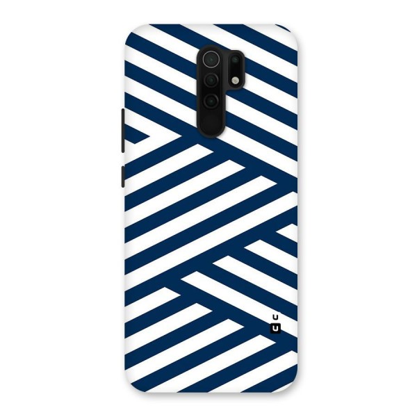 Zip Zap Pattern Back Case for Redmi 9 Prime