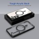 Black Clear Transparent Magsafe Back Case for Galaxy S23 Plus