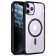 Black Clear Transparent Magsafe Back Case for iPhone 11 Pro Max