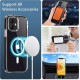 Crystal Clear Transparent Magsafe Back Case for iPhone 12