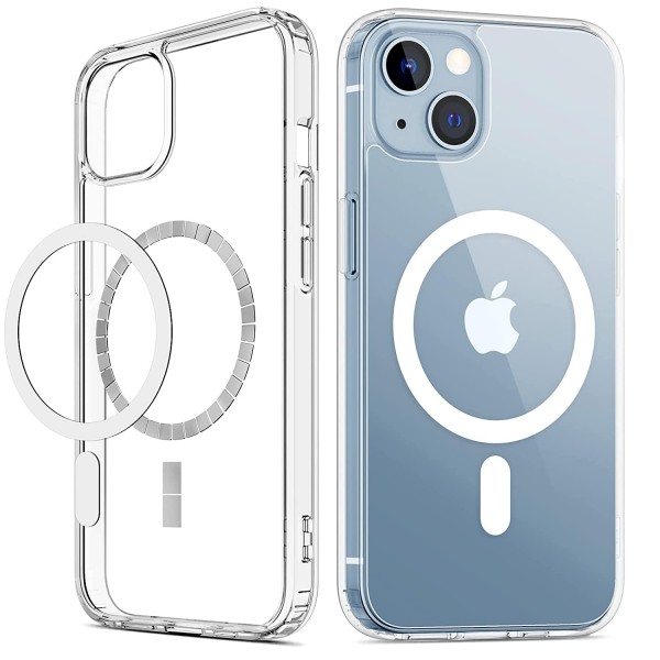 Crystal Clear Transparent Magsafe Back Case for iPhone 14 Plus