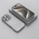 American Silver - TitanShield Wave Silicone Magsafe Back Case for iPhone 16 Pro