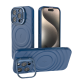 Comet Blue - TitanShield Wave Silicone Magsafe Back Case for iPhone 16 Pro