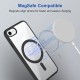 Black Clear Transparent Magsafe Back Case for iPhone 7