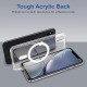 Crystal Clear Transparent Magsafe Back Case for iPhone XS