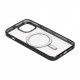 Magsafe Clear Slim with Camera Protection (Reflective Black) Silicone Back Case for iPhone 12