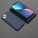 Comet Blue - Premium Soft Heat Dissipation Breathable Silicone Back Case for iPhone 13