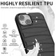 Matte Black - Premium Soft Heat Dissipation Breathable Silicone Back Case for iPhone 13