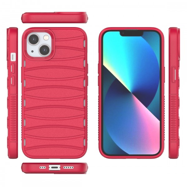 Valentine Red - Premium Soft Heat Dissipation Breathable Silicone Back Case for iPhone 13
