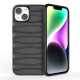 Matte Black - Premium Soft Heat Dissipation Breathable Silicone Back Case for iPhone 14