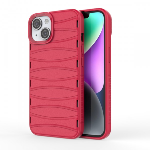 Valentine Red - Premium Soft Heat Dissipation Breathable Silicone Back Case for iPhone 14