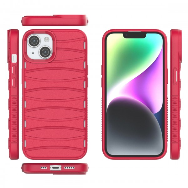 Valentine Red - Premium Soft Heat Dissipation Breathable Silicone Back Case for iPhone 14